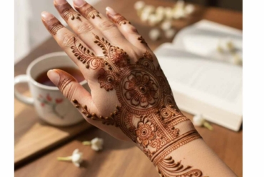 back hand arabic mehndi design