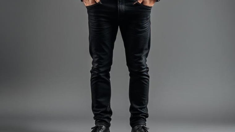 black jeans men