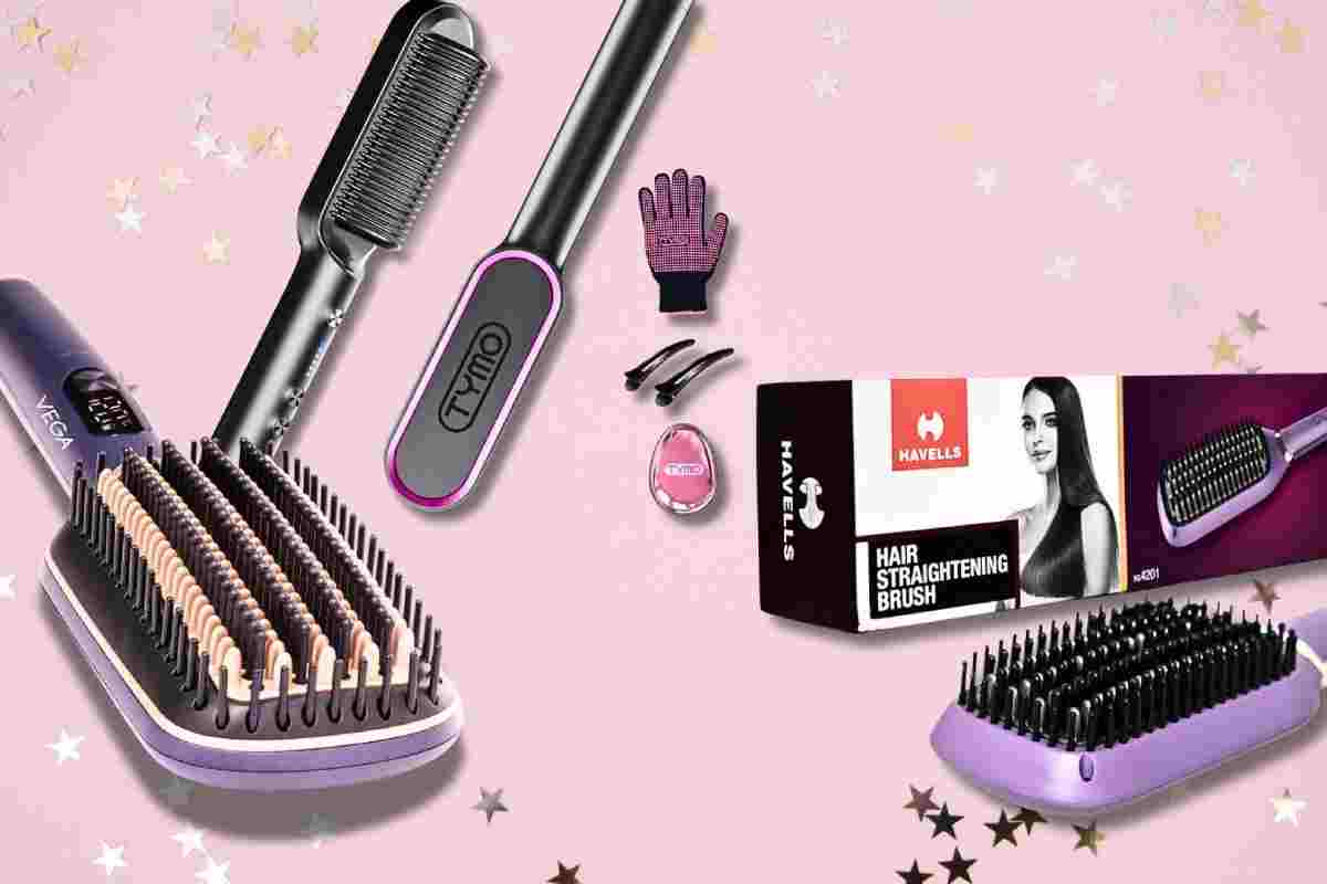 straightener brush