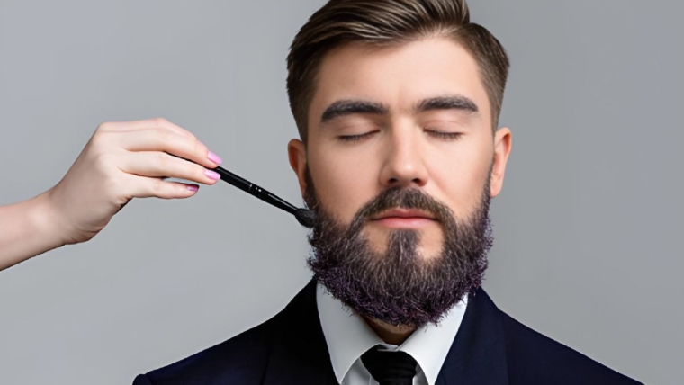 Brush-On Beard Color