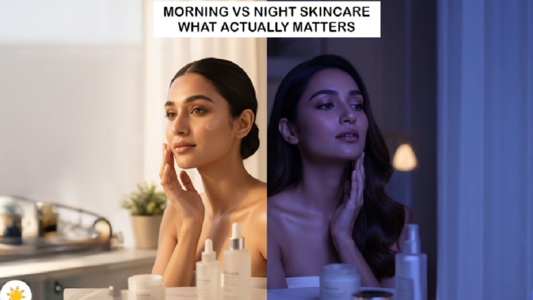 Morning vs. Night Skincare