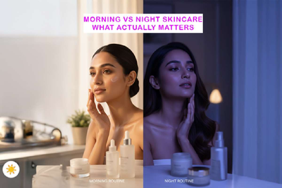 Morning vs. Night Skincare