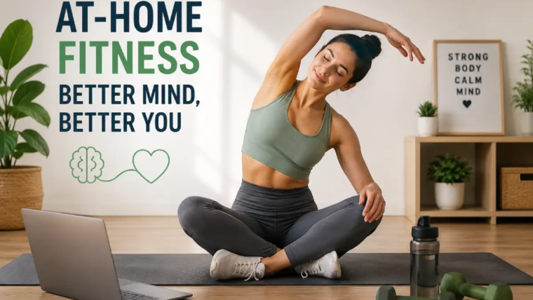 At-home fitness for mental health