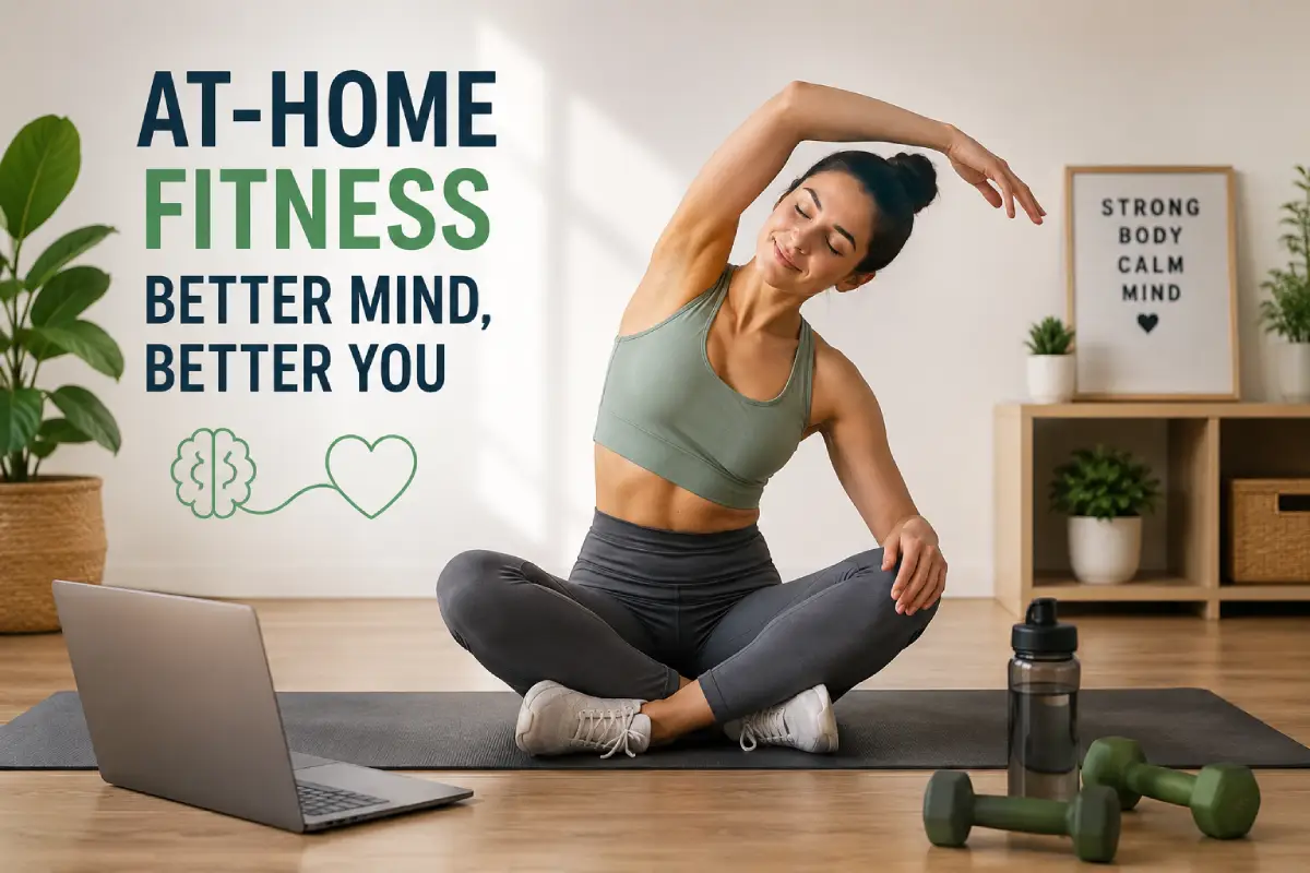 At-home fitness for mental health